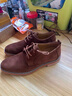 ELLE HOMME反絨休閑皮鞋男英倫翻毛皮男鞋商務(wù)軟底增高牛津鞋新款送男友 黃棕色YC9A593168 41 曬單實(shí)拍圖