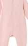 全棉時(shí)代（PurCotton）嬰兒夾棉條連體服秋冬保暖連體衣兒童衣服睡衣棉衣 棉櫻粉 90cm 曬單實(shí)拍圖