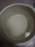侑家良品 泡腳桶家用洗腳盆塑料兒童足浴盆加厚帶按摩凸點(diǎn) 奶油黃 曬單實(shí)拍圖