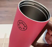 BLOOMMARK吸管保溫杯女款大容量高顏值水杯316L不銹鋼咖啡保冷杯子送禮 曬單實(shí)拍圖