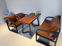 天成世佳咖啡廳小酒館卡座沙發(fā)清酒吧7字型實(shí)木桌椅組合工業(yè)風(fēng)燒烤店茶樓 沙發(fā)四人組合 曬單實(shí)拍圖