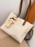 CALEKLNTOE【38婦女節禮物】包包女包輕奢侈2026新款女士托特包送媽媽女友 CK米白色時(shí)尚新款| 贈精美禮袋【京東/順豐隔日達】 曬單實(shí)拍圖