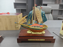 大明銅匠一帆風(fēng)順銅帆船擺件客廳老板辦公室桌面高檔裝飾喬遷升職開(kāi)業(yè)禮品 曬單實(shí)拍圖