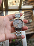 冠琴（GUANQIN）男士手表全自動(dòng)機械表瑞士認證情侶手表男款夜光防水商務(wù)高端男表 銀灰鋼帶/機械機芯/夜光防水 42mm 曬單實(shí)拍圖