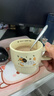 網(wǎng)紅新款疊疊馬克杯宿舍家用可愛(ài)狗陶瓷杯水杯禮物茶杯咖啡杯 奶油色 1個(gè) 280ml 奶白禮帽小狗疊疊杯【無(wú)盒裝】 曬單實(shí)拍圖