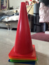 狂神籃球訓練標志桶障礙物路障 足球訓練錐筒雪糕筒輪滑樁 32cm【5個(gè)裝】 曬單實(shí)拍圖