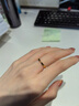 深圳水貝金包銀情侶對戒碎冰冰爆閃素圈指環(huán)情人節禮物送女友老婆 【莫比烏斯【女戒約1.1g 男戒約1.5g】 【女款單戒】 曬單實(shí)拍圖