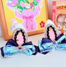 9i9兒童兔子發(fā)飾頭飾小女孩蝴蝶結兔耳朵發(fā)卡配飾兔子警官1對裝 曬單實(shí)拍圖