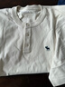 Abercrombie & Fitch經(jīng)典小麋鹿圖案男裝25夏季美式重磅寬松亨利領(lǐng)短袖T恤 奶油色 L (180/108A)尺碼偏大 曬單實(shí)拍圖