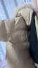 香影中長(cháng)款大毛領(lǐng)羽絨服女2025冬季新款韓系寬松面包服卡其色外套 卡其色 M 曬單實(shí)拍圖