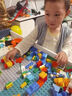 虎實(shí)小寶木質(zhì)積木桌1-3-6-12歲不可啃咬結實(shí)安全多功能兒童大號拼桌游戲桌 曬單實(shí)拍圖