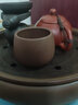 茗陽(yáng) 宜興原礦紫砂杯純全手工品茗杯主人杯老紫泥功夫茶具小茶杯禪圓 單個(gè)價(jià) 曬單實(shí)拍圖