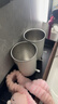范爺家不銹鋼漱口杯2個(gè)裝情侶款304牙刷杯高顏值兒童可愛(ài)家用洗漱杯牙缸 曬單實(shí)拍圖