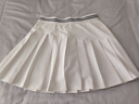海德（HEAD）防走光運動(dòng)網(wǎng)球裙2026夏季新款輕盈透氣百褶裙半身裙褲女 漂白（凈色）01 L 曬單實(shí)拍圖