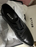 百麗男鞋商務(wù)正裝皮鞋休閑增高軟底真皮鞋A0917 黑色-內增高 40 曬單實(shí)拍圖