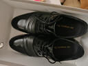 紅蜻蜓商務(wù)皮鞋春秋男鞋通勤商務(wù)休閑牛皮結婚新郎皮鞋WHA45341黑色39 曬單實(shí)拍圖