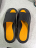回力運動(dòng)拖鞋男浴室內戶(hù)外減震不易滑厚底涼拖鞋HL3967黑黃色44-45碼 曬單實(shí)拍圖