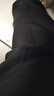 SIINSIIN【楊冪同款】加絨直筒褲女秋冬新款休閑褲黑色闊腿褲子顯瘦瑜伽褲 【加絨款】小個(gè)子-顯瘦黑 （6D暖皮科技） M 【101-120斤】 曬單實(shí)拍圖
