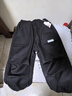 大嘴猴（paul frank）褲子男士重磅衛褲男秋冬季潮牌寬松休閑褲男褲運動(dòng)褲 黑色加絨 XL 曬單實(shí)拍圖