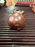 百年利永宜興紫砂茶寵原礦大紅袍福豬功夫茶具桌面把玩擺件禮物 福豬 曬單實(shí)拍圖