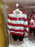 迷你巴拉（minibala）男女童寶寶毛衣冬純棉里布萌趣圖案新年紅色拜年毛衫 曬單實(shí)拍圖