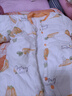 貝瑞加（Babyprints）新生兒連體衣嬰兒秋冬夾棉保暖衣服寶寶加厚爬服外出哈衣 兔66 曬單實(shí)拍圖