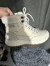 Walker Shop奧卡索雪地靴女戶(hù)外加絨加厚棉靴女東北防風(fēng)保暖雪地靴子女棉鞋 米白 39 曬單實(shí)拍圖