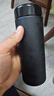 米家 保溫杯 316不銹鋼水杯 男女士杯子 大容量茶杯便攜 350ml黑色 曬單實(shí)拍圖