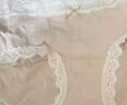 Ordifen女士?jì)妊澟兠蘩俳z拼接10A抑菌加長(cháng)襠透氣輕奢性感三角短褲 曬單實(shí)拍圖