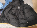 鴻星爾克（ERKE）童裝男中大童連帽風(fēng)衣兒童冬季保暖新款羽絨服正黑160 曬單實(shí)拍圖