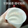 鈺銓龍門(mén)羊脂玉瓷上釉公道杯 德化白瓷光亮易清洗陶瓷分茶器茶海春節送禮 羊脂玉瓷上釉公道杯（約220ml) 曬單實(shí)拍圖