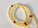 石玥珠寶收藏級天然原礦蜜蠟手串108顆男女士款雞油黃白花蜜手鏈項鏈5-6mm 曬單實(shí)拍圖