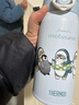 膳魔師（THERMOS）316L不銹鋼保溫杯男女士?jì)和瘜W(xué)生高顏值水杯生日禮物TCMO 貓福珊迪藍白內附杯包 350ml 曬單實(shí)拍圖