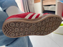 阿迪達斯（adidas）（adidas）三葉草男女鞋GAZELLE INDOOR低幫休閑鞋IF1808紅白37 曬單實(shí)拍圖
