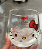 Kitty玻璃水杯可愛(ài)牛奶杯玉桂狗玻璃杯女高顏值三麗鷗可愛(ài)水杯 KT貓 曬單實(shí)拍圖