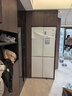 海爾冰箱出品516十字對開(kāi)四開(kāi)門(mén)T型594mm超薄零嵌入式EPP超凈490L家用冰箱leader系列 LTD-516WL9U1 曬單實(shí)拍圖