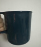 MUJI炻瓷 馬克杯 水杯杯子 桌面 帶把手 咖啡杯 家用 深藍色 L 490ml 曬單實(shí)拍圖
