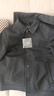 卡賓（CABBEEN）【十字紋提花】卡賓行政夾克男裝秋季襯衫型翻領(lǐng)上衣高級襯衣外套 煤黑色01 L /175/50 曬單實(shí)拍圖