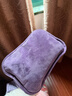 素樂(lè )質(zhì)造R1充電熱水袋暖手寶冬季暖手神器姨媽熱敷肚子暖宮暖腹暖寶寶紫色 曬單實(shí)拍圖