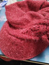 趣木也中年媽媽帽子女冬季防寒保暖毛線(xiàn)帽老年人奶奶老人老太太秋冬棉帽 酒紅色單帽子【加絨加厚 抗寒保暖 】 曬單實(shí)拍圖