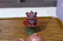 溥畔宜興紫砂茶寵小醒獅名家手工原礦可養可愛(ài)小獅子工藝擺件茶玩 紫砂紫泥 禮盒裝含證書(shū) 曬單實(shí)拍圖