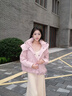鴨鴨（YAYA）【鞠婧祎同款】羽絨服女短款2025秋冬新款戶(hù)外連帽時(shí)尚保暖外套 粉色 【明星同款/甜美百搭】 M 曬單實(shí)拍圖
