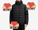 迪卡儂（DECATHLON）男女羽絨服內膽加厚連帽保暖常規款外套面包服輕薄羽絨服 男款-黑色 XL 曬單實(shí)拍圖