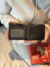 海瀾之家（HLA）【新年禮物】短款錢(qián)包男士2026新款真皮夾禮盒送男友爸爸老公 曬單實(shí)拍圖