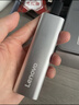 聯(lián)想（Lenovo）1TB 移動(dòng)硬盤(pán)固態(tài)(PSSD) ZX1 Type-c USB3.1雙接口 讀速560MB/s 手機直連 電腦 銀色 曬單實(shí)拍圖
