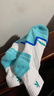 川崎（KAWASAKI）專(zhuān)業(yè)羽毛球襪運動(dòng)襪透氣包裹加厚毛巾底女款中襪3雙裝三色 曬單實(shí)拍圖