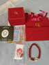 周大生錦鯉上岸手鏈和田玉平安扣情侶手串純銀紅瑪瑙送女友生日禮物 曬單實(shí)拍圖