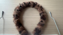 贊嬰美秋冬復古豹紋帶齒毛絨發(fā)箍女高級感防滑洗臉頭飾高顱頂頭箍款 【加厚淺咖豹紋】發(fā)箍1個(gè) 曬單實(shí)拍圖