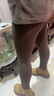 小野和子鯊魚(yú)褲女秋冬季加絨保暖秋褲打底褲運動(dòng)瑜伽褲外穿褲a1 【中厚絨款】奶咖色 L 曬單實(shí)拍圖