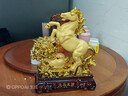 禮之源招財玉白菜辦公室馬擺件立馬發(fā)財工藝品客廳玄關(guān)裝飾喬遷開(kāi)業(yè)禮品 大號金色立馬發(fā)財 曬單實(shí)拍圖